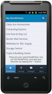 Kinek Android home screen
