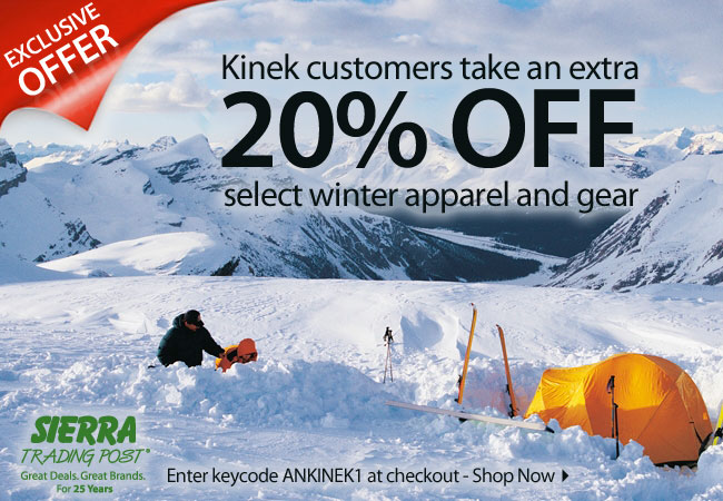 Exclusive 20% off for Kinek border customers!
